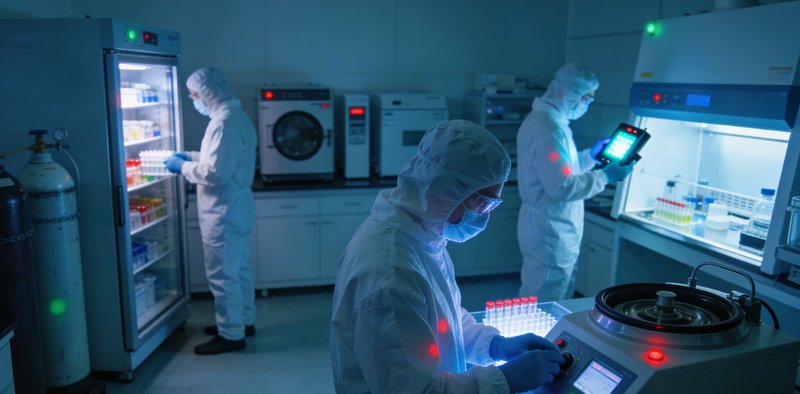 医生正在向患者解读基因检测报告