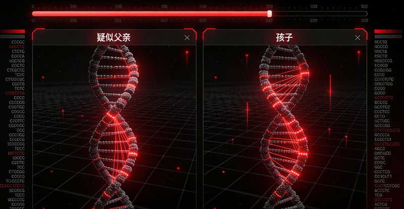 医生与一个家庭在诊室内进行遗传