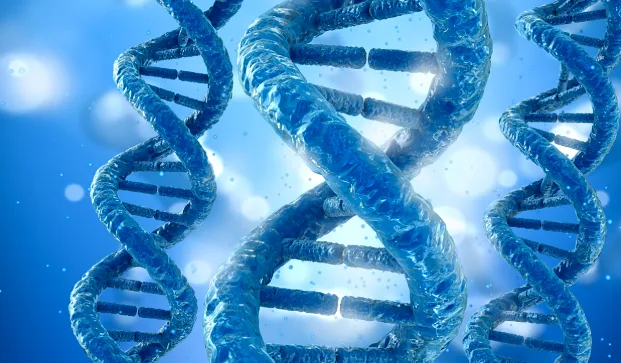 检验科医师在分析基因测序数据