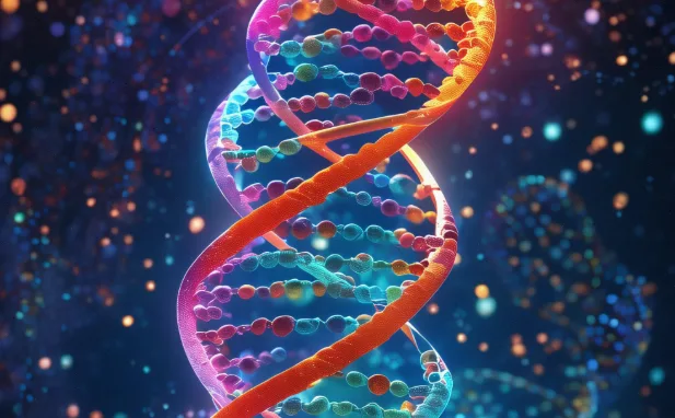 技术人员正在进行基因测序样本制备