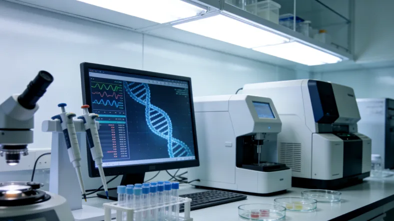 散发性与遗传性卵巢癌发病年龄对比柱状图