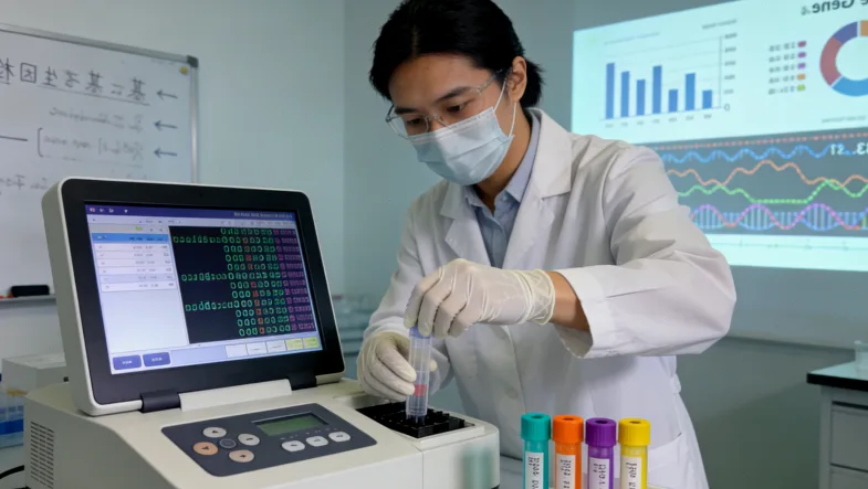 CT引导下经皮穿刺活检示意图