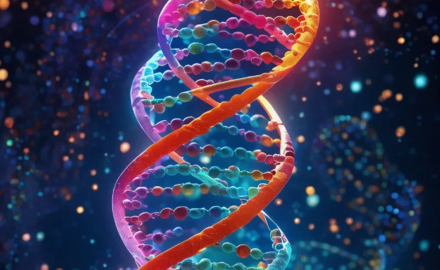 基因检测实验室工作场景