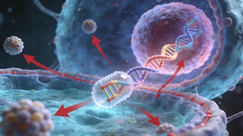 肿瘤细胞在转移过程中基因演变概念图