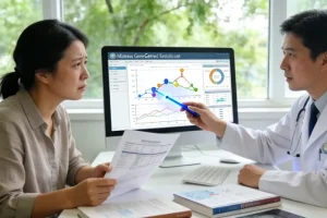 医生与患者家属沟通基因检测方案