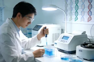 医生与胃癌患者家属沟通病情示意图