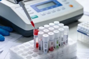 医生与患者沟通肝癌治疗方案的场景