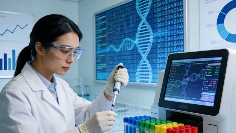 医生与患者家属沟通腹水检测方案