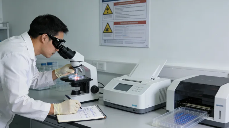 超声实时引导下腹腔穿刺操作场景