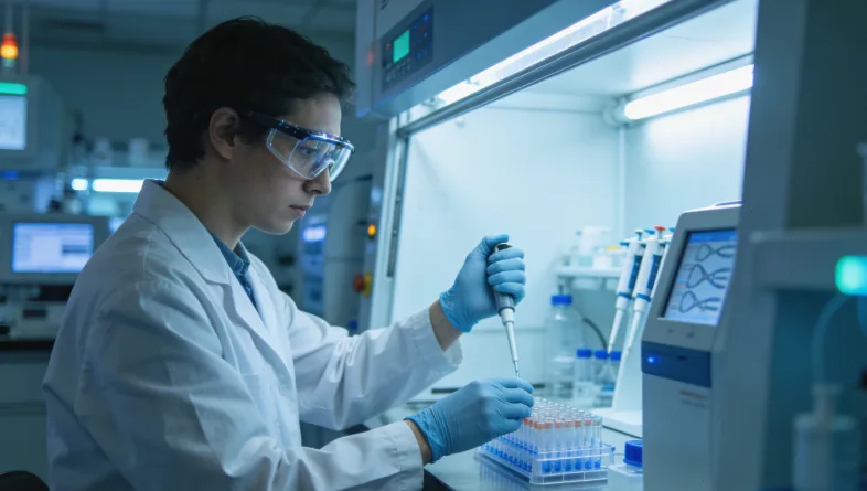 空芯针穿刺活检过程示意图