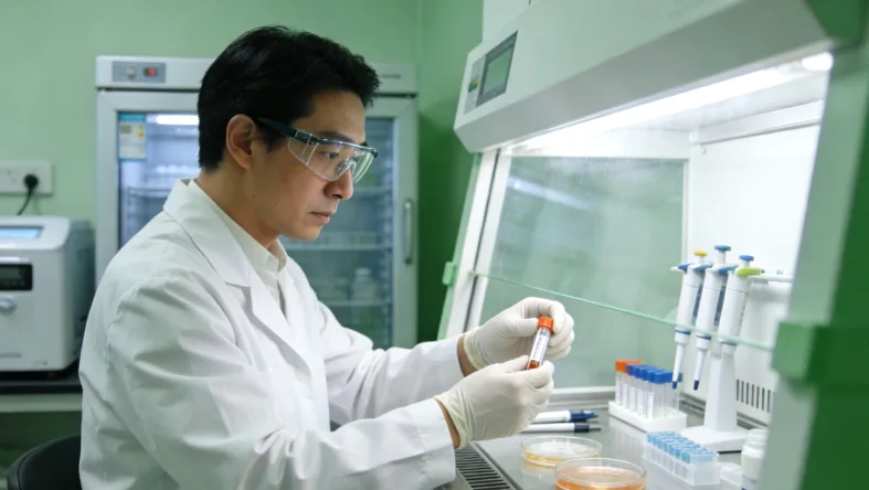 乳腺癌组织石蜡块与切片