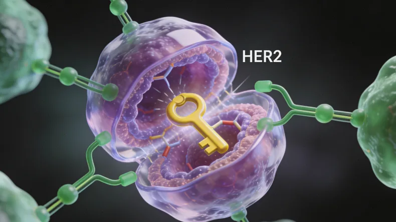 基因检测报告单与三阴性乳腺癌病理报告对比示意图