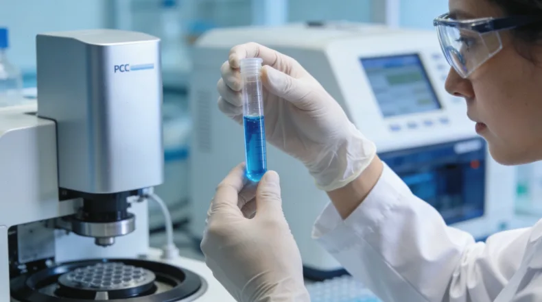 医生进行乳腺空芯针穿刺活检操作示意图