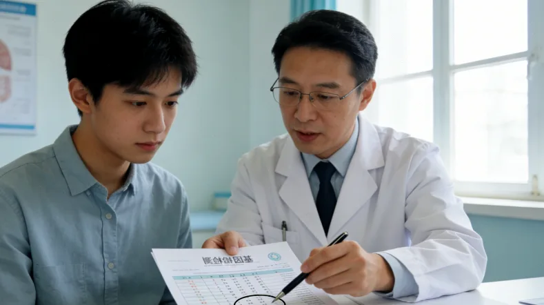 基因检测报告单示意图