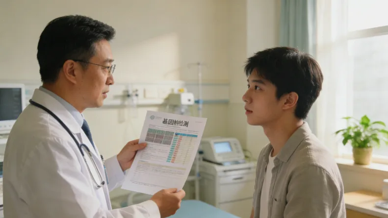 基因检测报告单示意图
