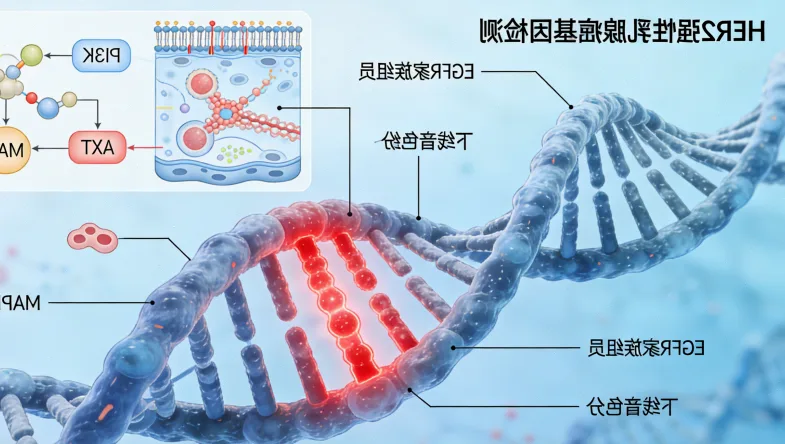肺癌基因检测报告示意图