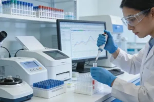 肺鳞癌病理切片与基因图谱对比示意图