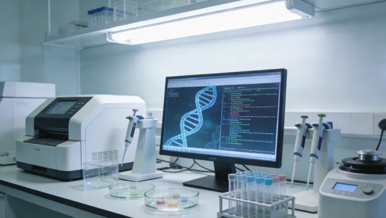 NGS高通量测序工作流程示意图