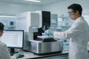 组织活检与血液活检流程对比示意图