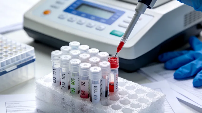 TMB检测报告示意图，突出显示数值与阈值对比