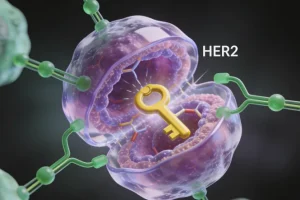 医生与患者讨论基因检测报告