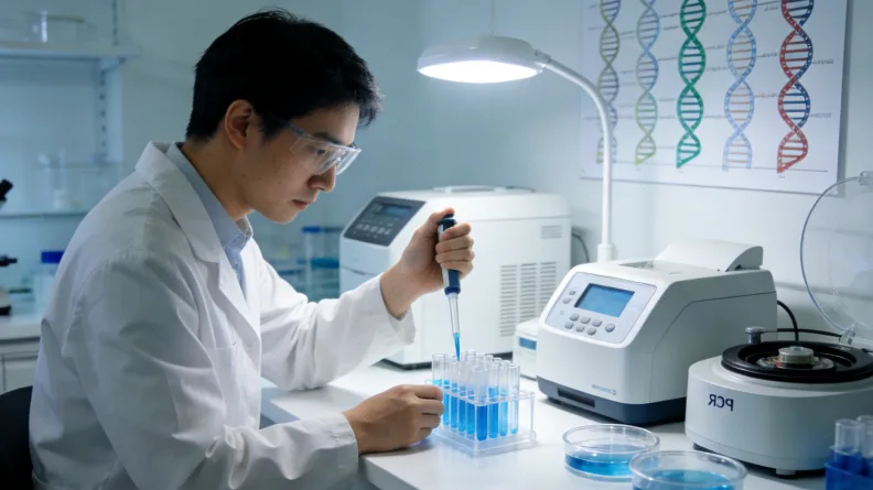 基因测序数据可视化动态示意图