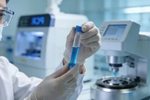 FISH检测原理示意图：荧光探针显示基因分离