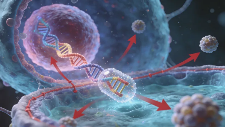 病理医生正在显微镜下判读免疫组化（IHC）染色切片