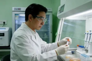 组织活检与血液活检对比示意图