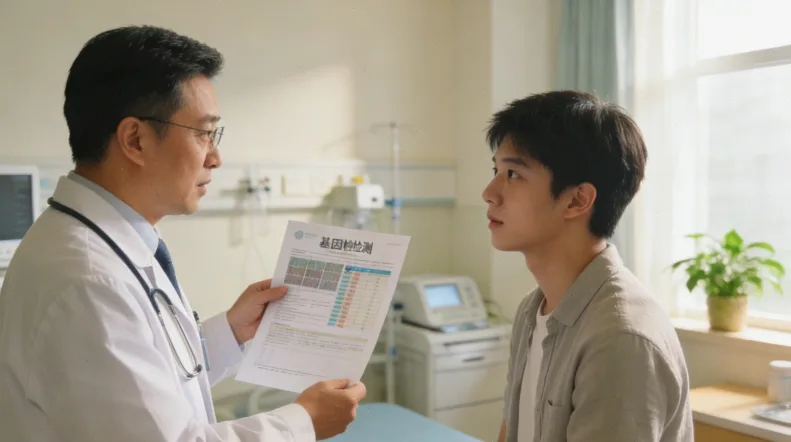 肺癌基因检测报告示意图