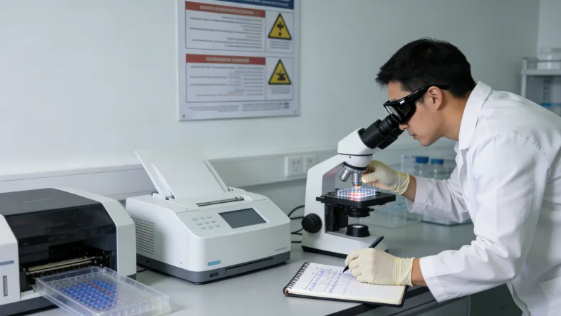 视觉通路与脑转移瘤压迫示意图