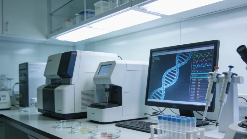 CT引导下经皮肺穿刺活检操作示意图
