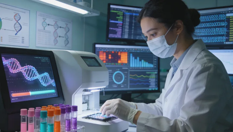 示意图：手术切除肿瘤与体内微小残留病灶对比