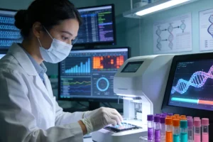 KRAS基因突变在肿瘤细胞中的示意图