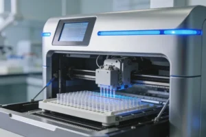 医生与患者讨论基因检测报告的场景