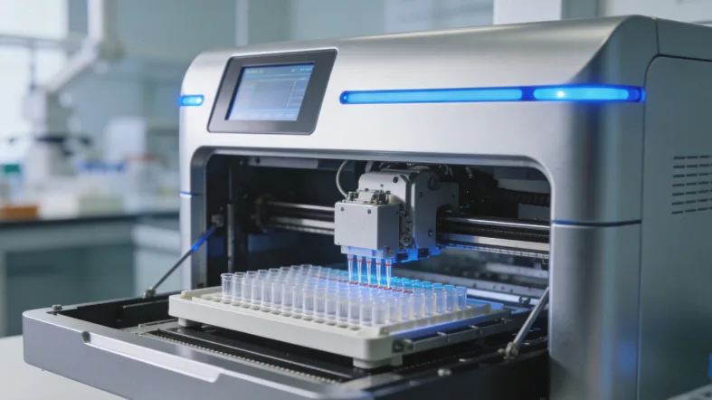 医生与患者讨论基因检测报告的场景