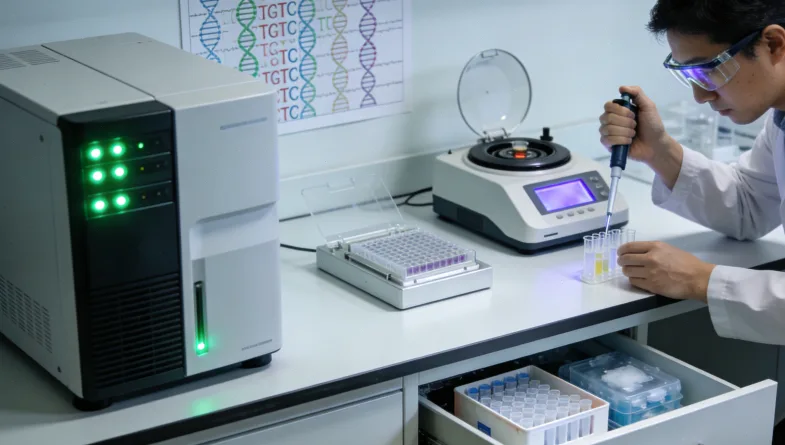 患者与医生共同查看临床试验信息流程图