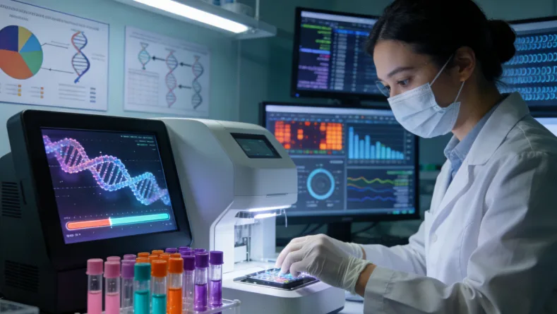 肺肉瘤样癌病理切片显微图像