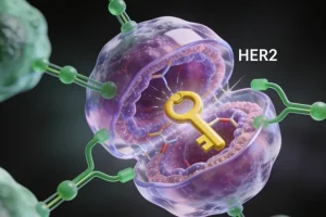 FISH检测显示MET基因扩增