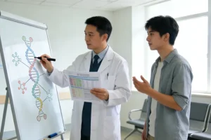 BRAF信号通路示意图：展示V600E突变如何持续激活MAPK通路。