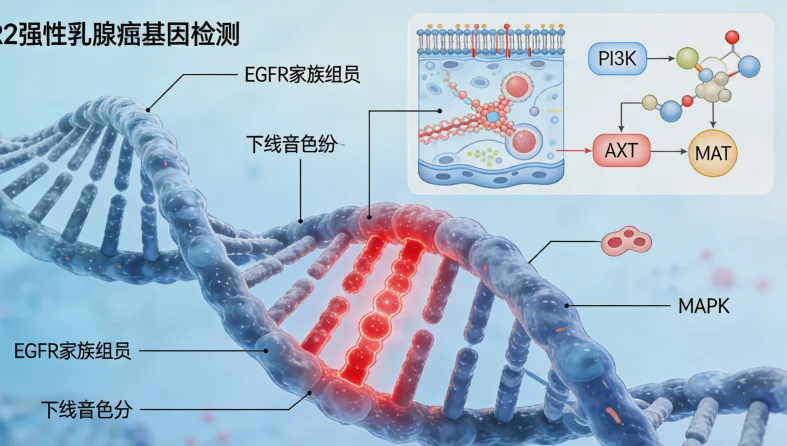 BRAF V600E突变驱动肿瘤生长示意图