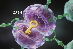 RET基因融合激活信号通路示意图