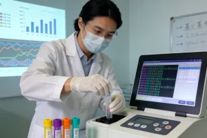 RET基因融合驱动肺癌生长示意图