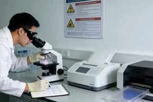 医生与患者家属沟通病情场景