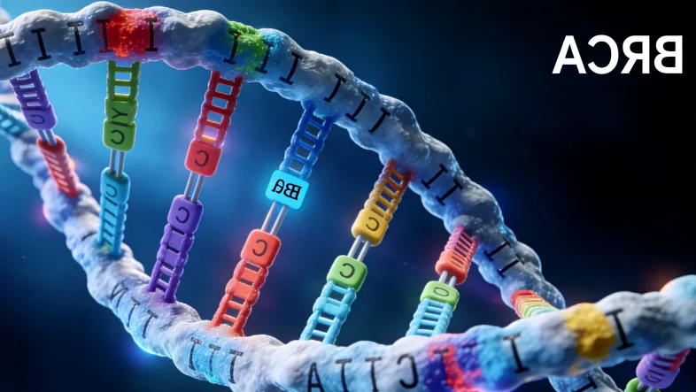 医生在实验室分析基因测序数据