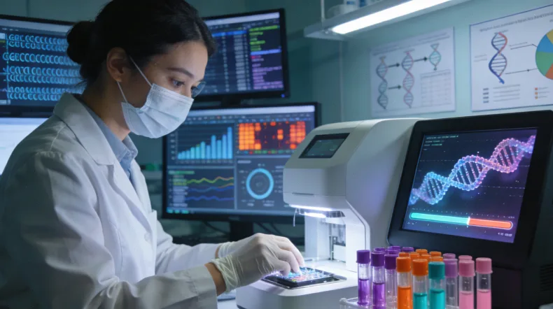 唾液腺分泌性癌病理切片显微图像