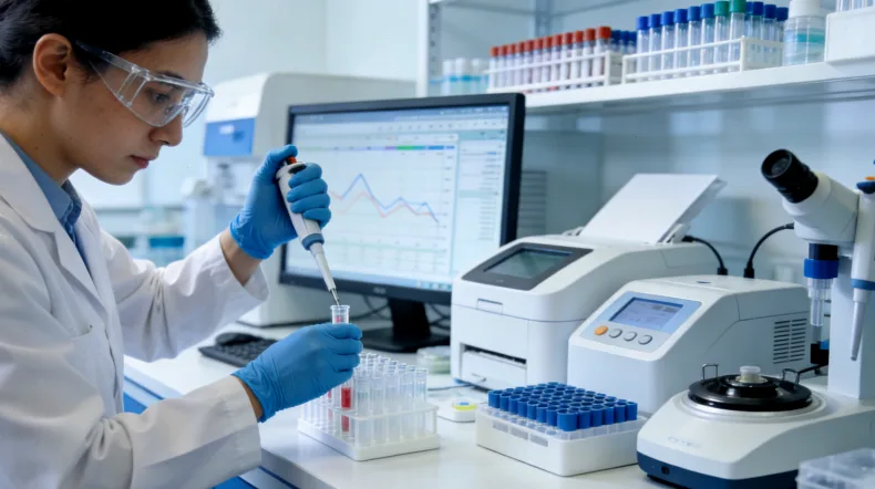 不同肿瘤细胞含量对比示意图：高含量 vs 低含量