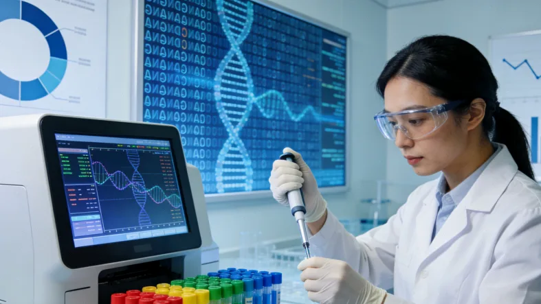 FISH、IHC、NGS三种检测技术原理对比图