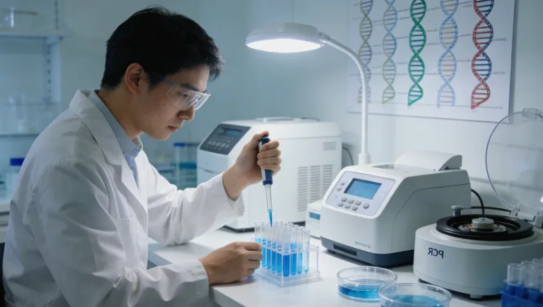 基因检测报告特写