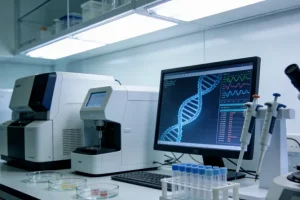 NTRK基因融合与扩增机制对比示意图